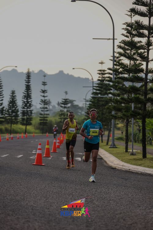 Race photo from CISANGKAN KBP CITY RUN 2025