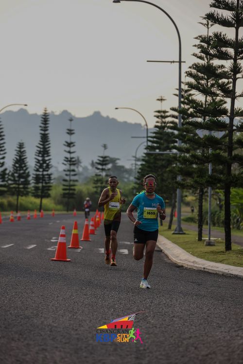 Race photo from CISANGKAN KBP CITY RUN 2025