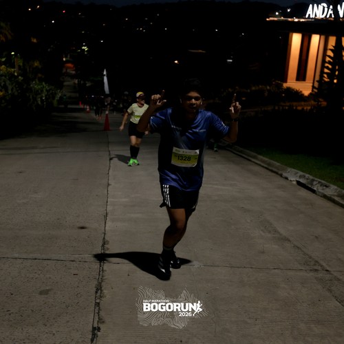 Race photo from BOGORUN 2026