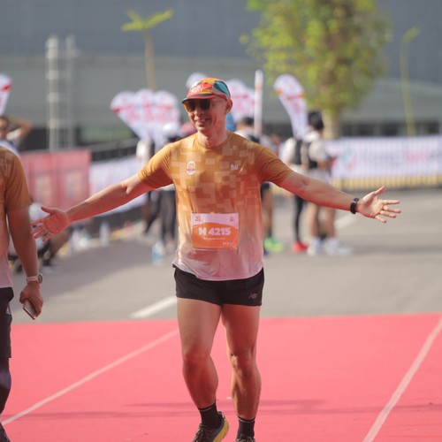 Race photo from KEDIRI HALF MARATHON 2026