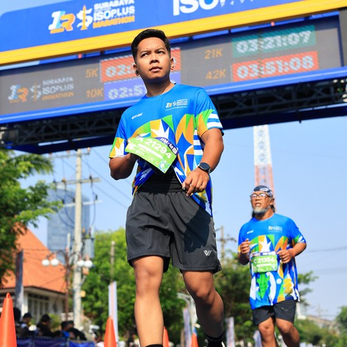 Race photo from SURABAYA ISOPLUS MARATHON 2026