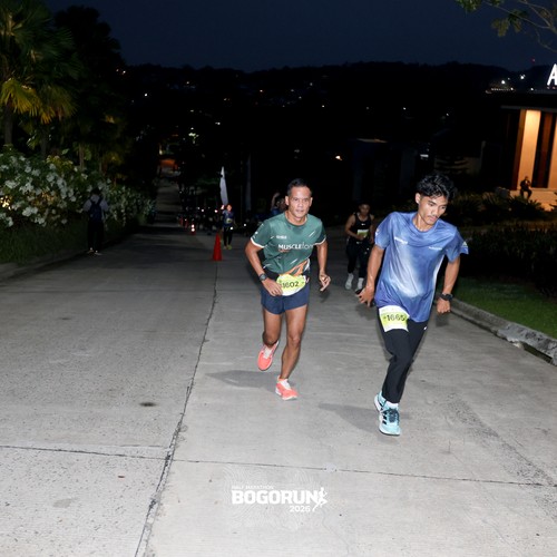 Race photo from BOGORUN 2026