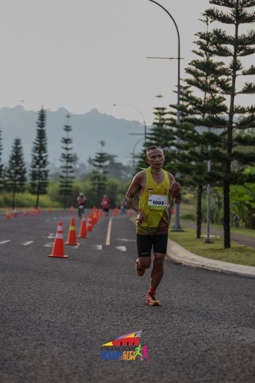 Race photo from CISANGKAN KBP CITY RUN 2025