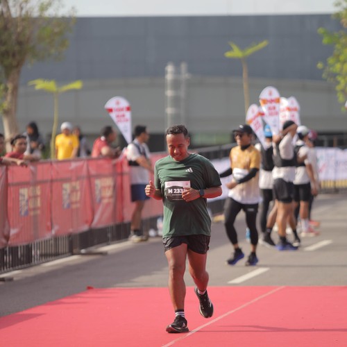Race photo from KEDIRI HALF MARATHON 2026