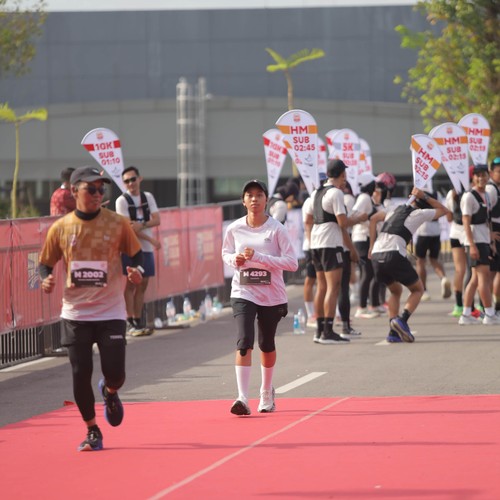 Race photo from KEDIRI HALF MARATHON 2026