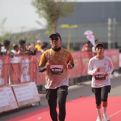 Race photo from KEDIRI HALF MARATHON 2026