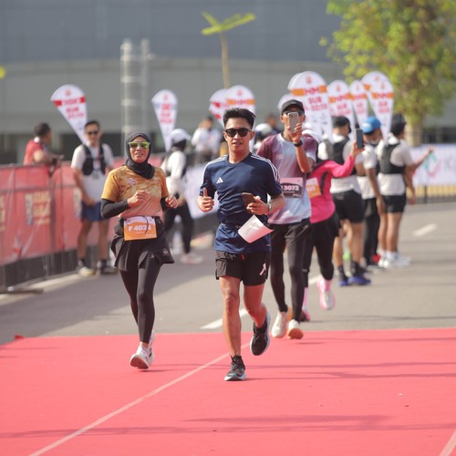 Race photo from KEDIRI HALF MARATHON 2026