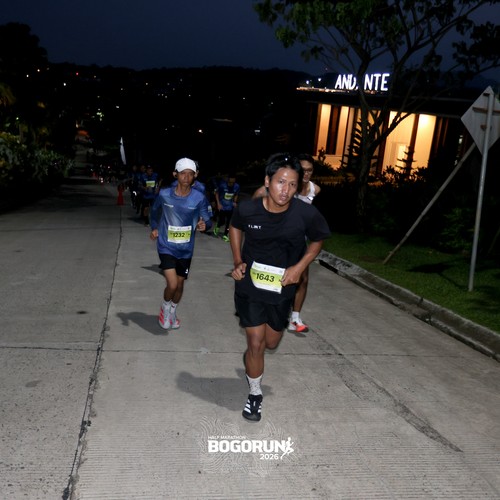 Race photo from BOGORUN 2026