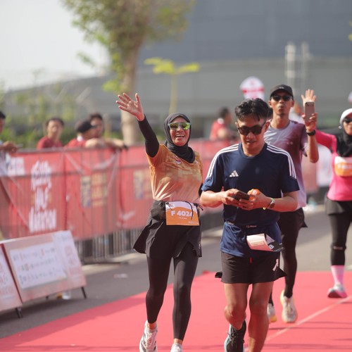 Race photo from KEDIRI HALF MARATHON 2026