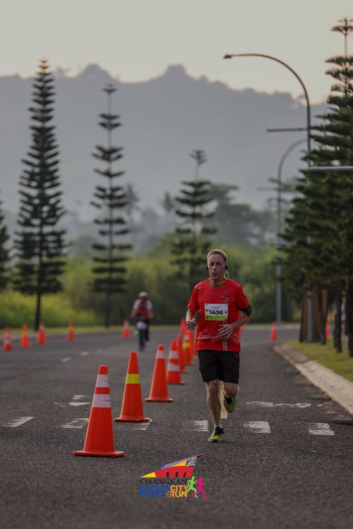 Race photo from CISANGKAN KBP CITY RUN 2025