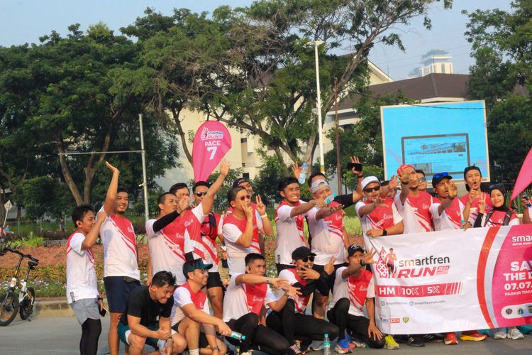 Race photo from Smartfren Run 2024 Vibes