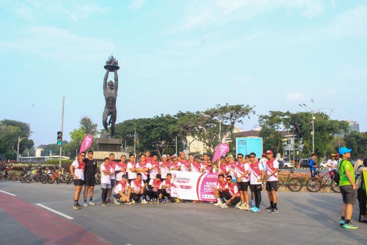 Race photo from Smartfren Run 2024 Vibes