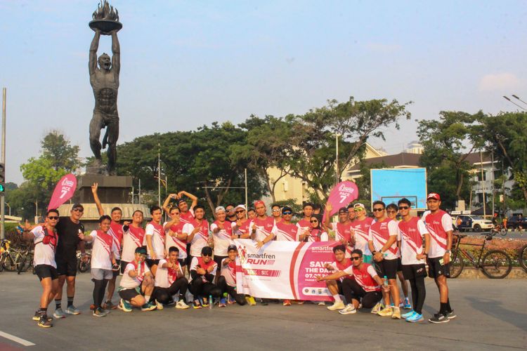 Race photo from Smartfren Run 2024 Vibes