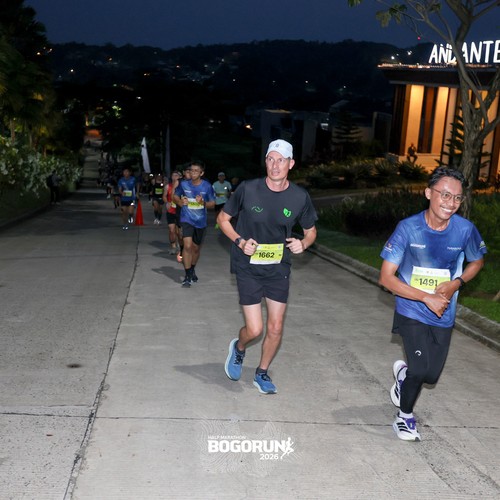 Race photo from BOGORUN 2026