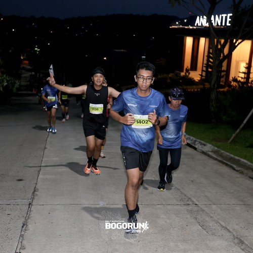 Race photo from BOGORUN 2026