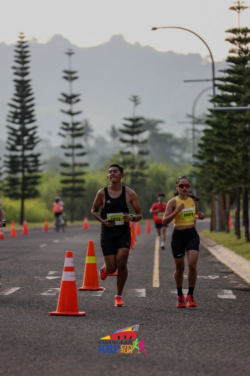 Race photo from CISANGKAN KBP CITY RUN 2025