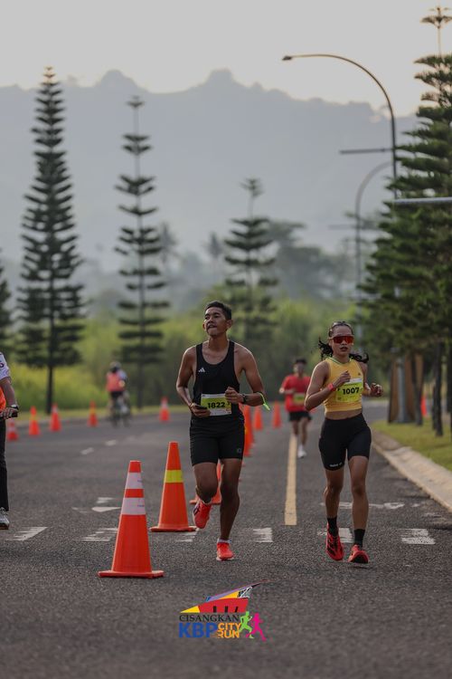 Race photo from CISANGKAN KBP CITY RUN 2025