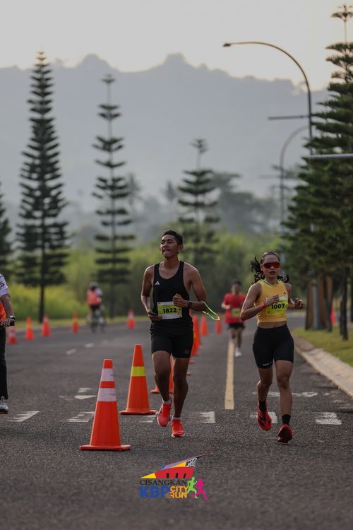 Race photo from CISANGKAN KBP CITY RUN 2025