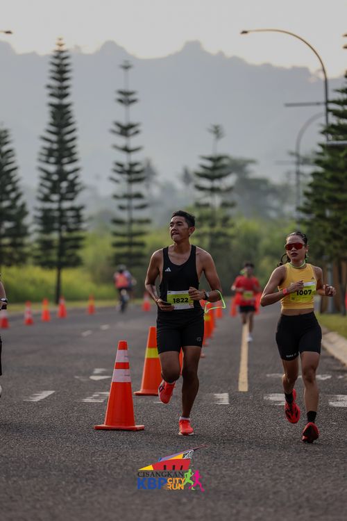 Race photo from CISANGKAN KBP CITY RUN 2025