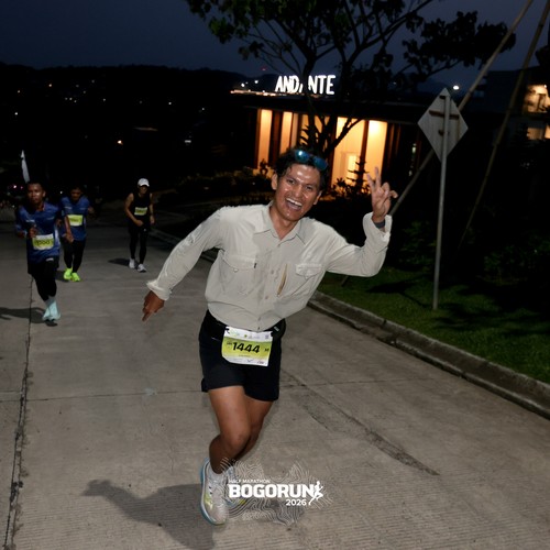 Race photo from BOGORUN 2026