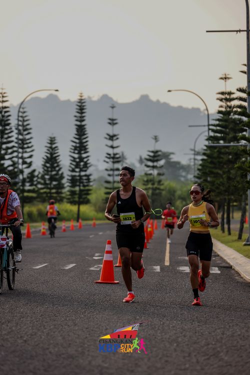 Race photo from CISANGKAN KBP CITY RUN 2025