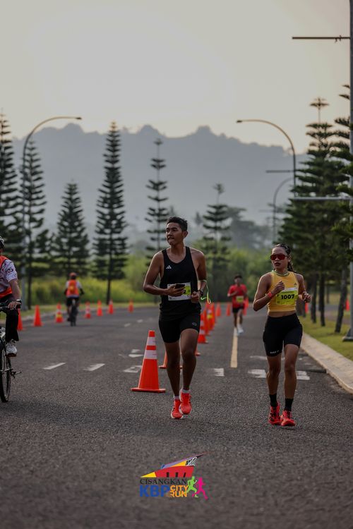 Race photo from CISANGKAN KBP CITY RUN 2025