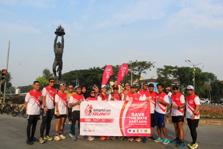 Race photo from Smartfren Run 2024 Vibes