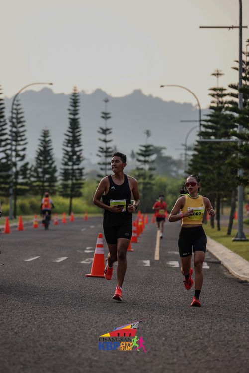 Race photo from CISANGKAN KBP CITY RUN 2025