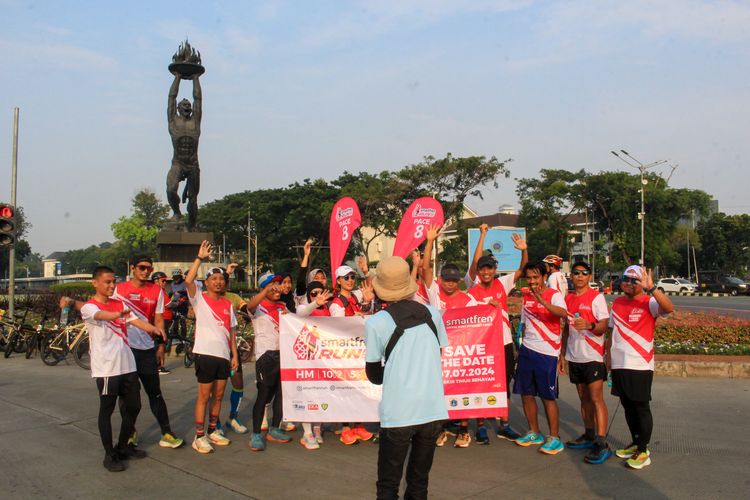 Race photo from Smartfren Run 2024 Vibes