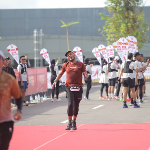 Race photo from KEDIRI HALF MARATHON 2026
