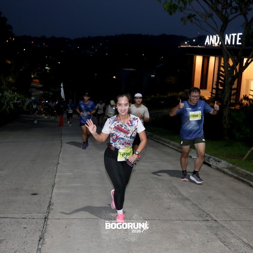 Race photo from BOGORUN 2026