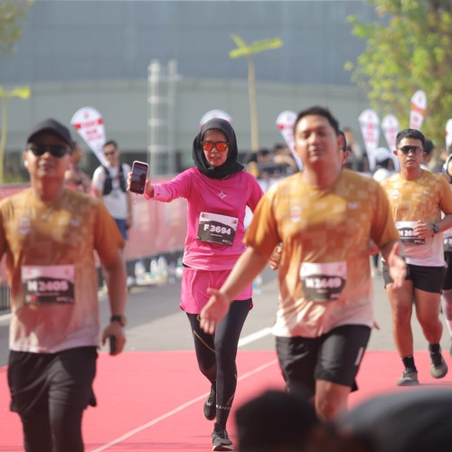Race photo from KEDIRI HALF MARATHON 2026