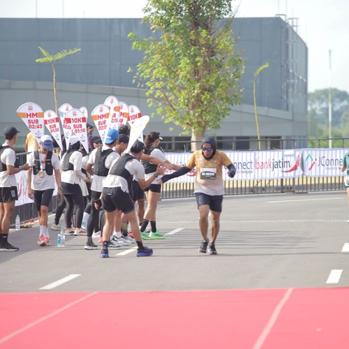 Race photo from KEDIRI HALF MARATHON 2026