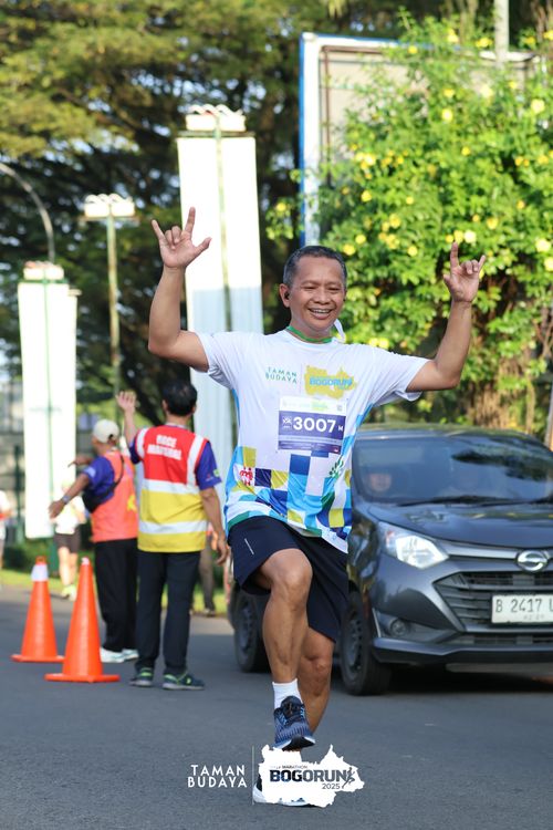 Race photo from Taman Budaya x BOGORUN 2025