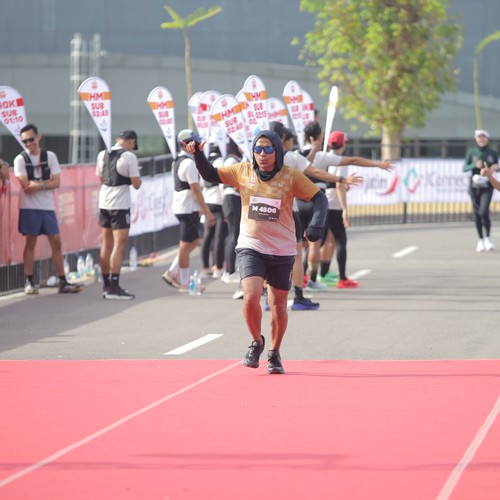Race photo from KEDIRI HALF MARATHON 2026