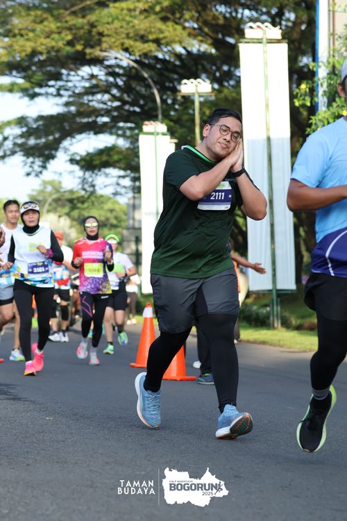 Race photo from Taman Budaya x BOGORUN 2025