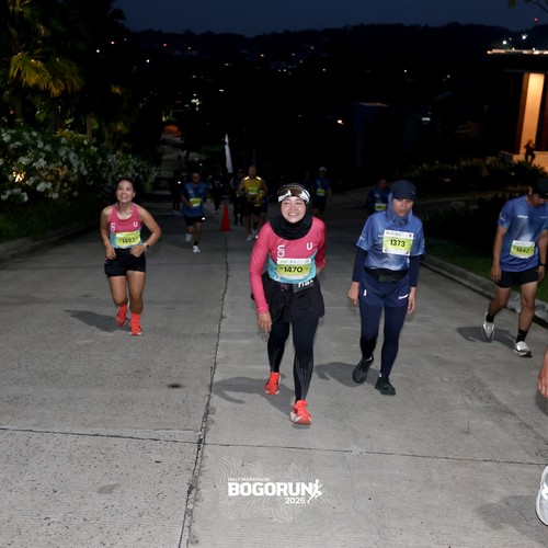 Race photo from BOGORUN 2026