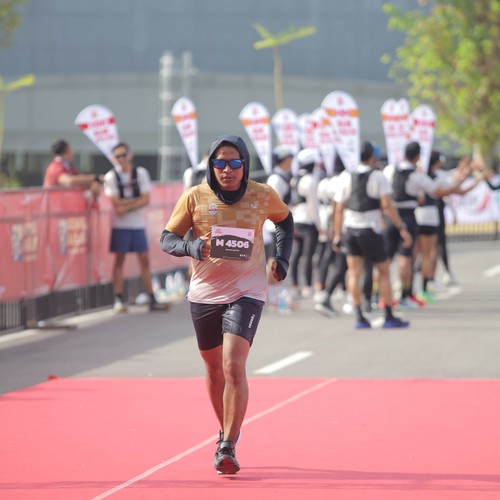 Race photo from KEDIRI HALF MARATHON 2026