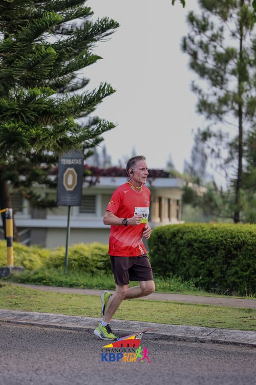 Race photo from CISANGKAN KBP CITY RUN 2025