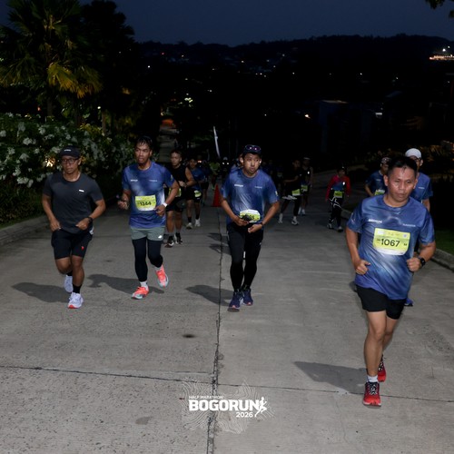Race photo from BOGORUN 2026