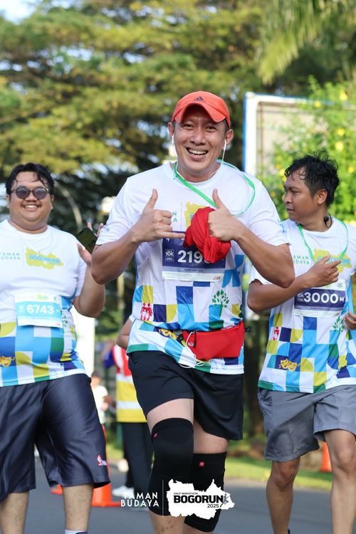 Race photo from Taman Budaya x BOGORUN 2025