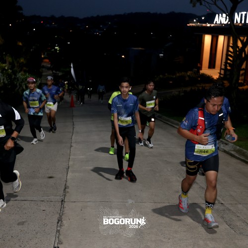 Race photo from BOGORUN 2026