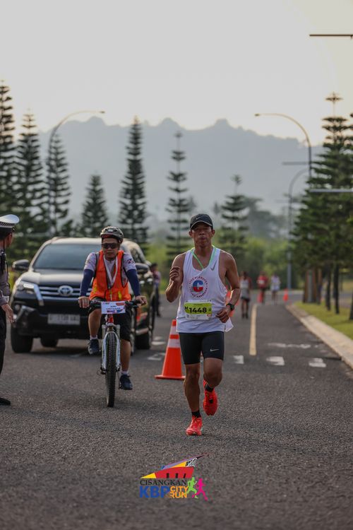 Race photo from CISANGKAN KBP CITY RUN 2025