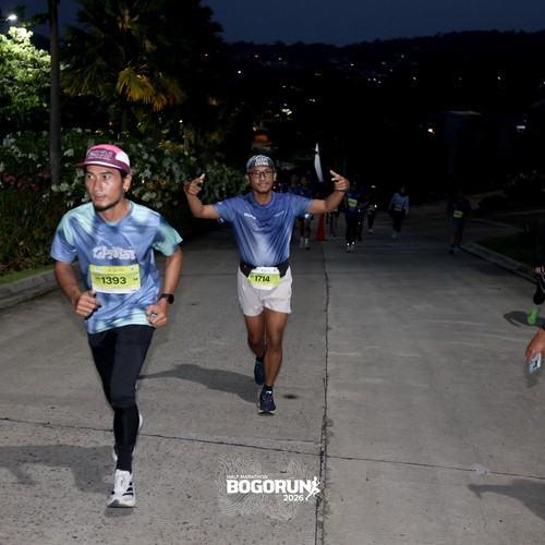 Race photo from BOGORUN 2026