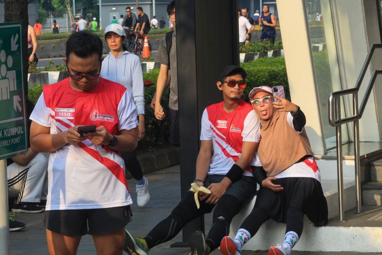 Race photo from Smartfren Run 2024 Vibes