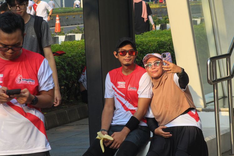 Race photo from Smartfren Run 2024 Vibes
