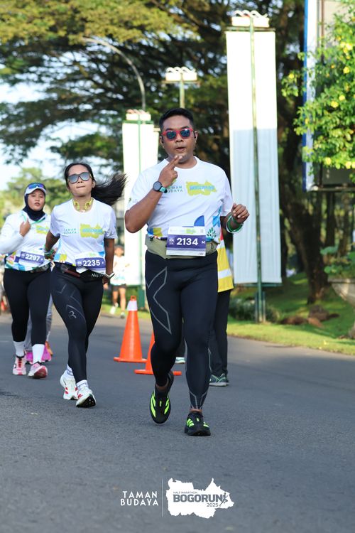 Race photo from Taman Budaya x BOGORUN 2025