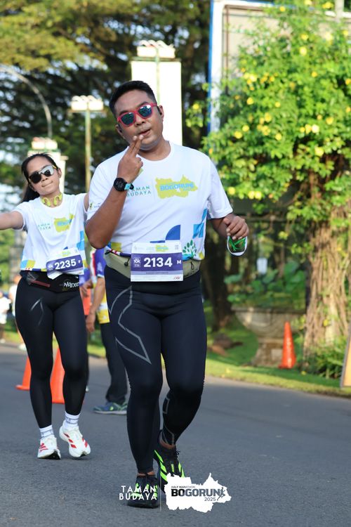 Race photo from Taman Budaya x BOGORUN 2025
