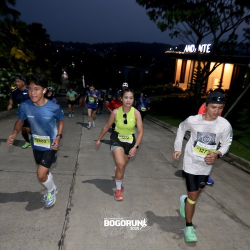 Race photo from BOGORUN 2026