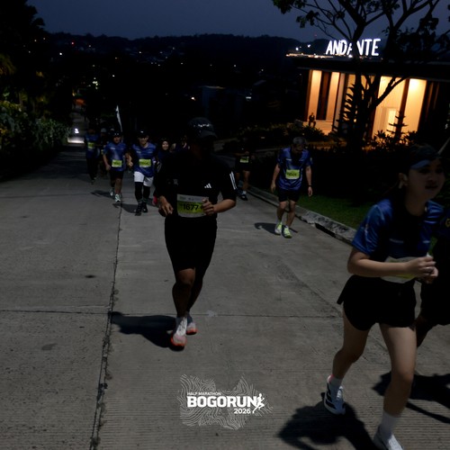 Race photo from BOGORUN 2026